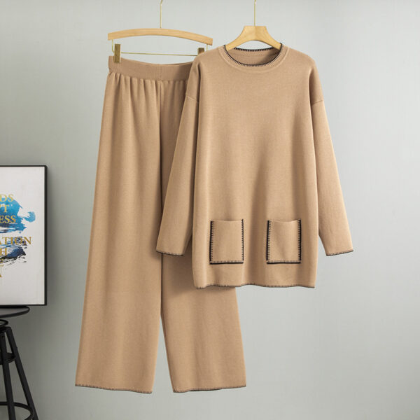 Knitting Suit Women's New Western Style Mid-length