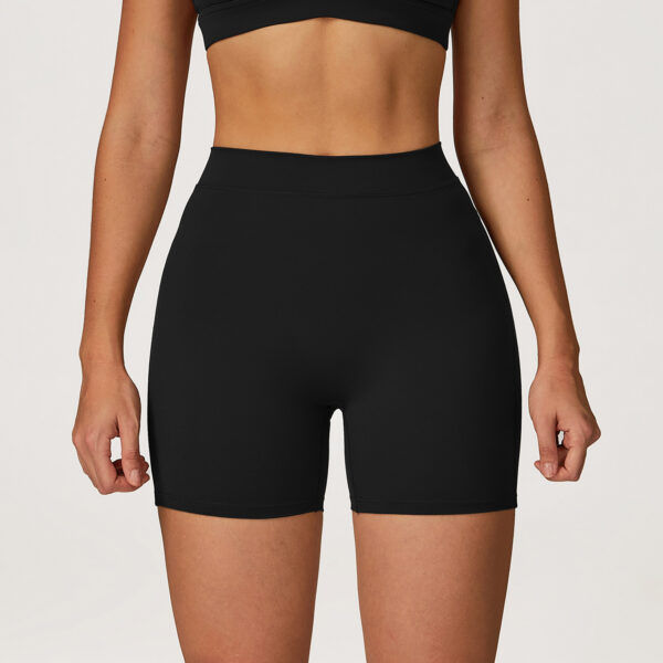 Cross-border Brushed High Waist Tight Peach Bum Lift Shorts