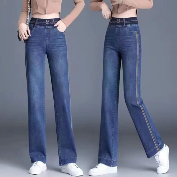 High Waist Wide Leg Pants Women's Jeans Spring, Autumn And Summer Casual Trousers