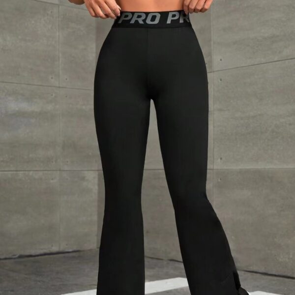High Waist Flared Hip Raise Slimming Belly Contracting Wide Leg Pants